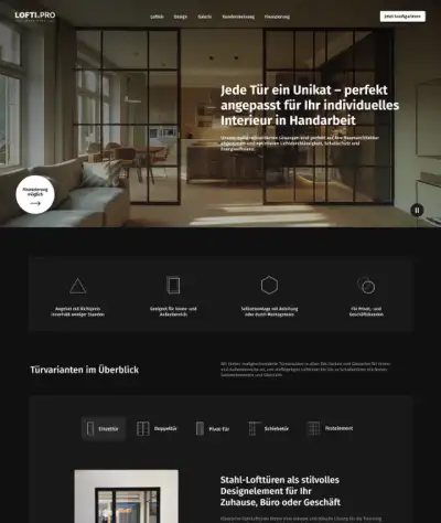 Website-Beispiel: Lofti Pro